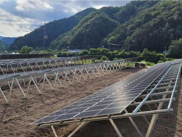 C Stalen grondmontagesysteem Zonne-paalmontage