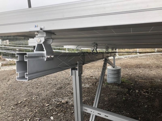 Aluminium grondmontage