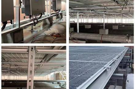 Staal-aluminium gecombineerde BIPV-structuur voltooid
